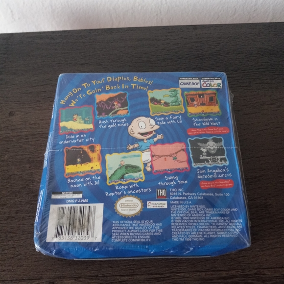 1998 Nickelodeon Rugrats Time Travelers For Game Boy Color New And Sealed